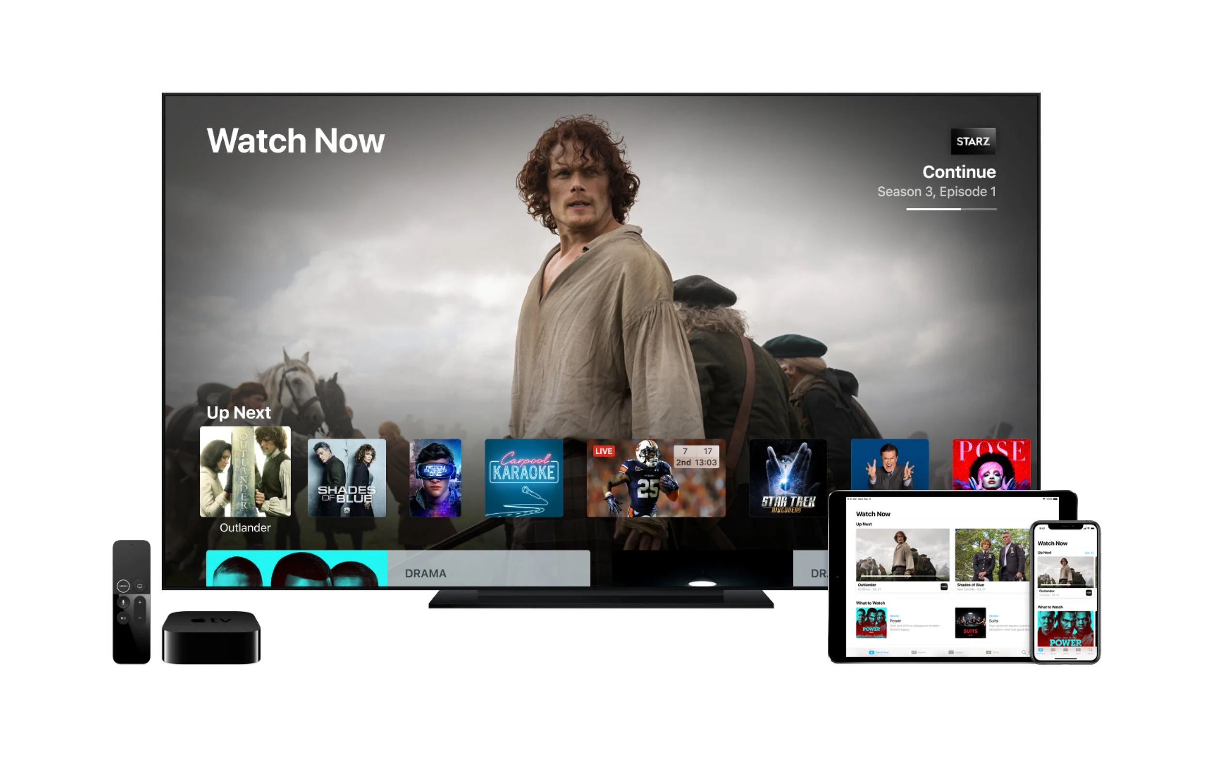 tvOS marketing assets across devices