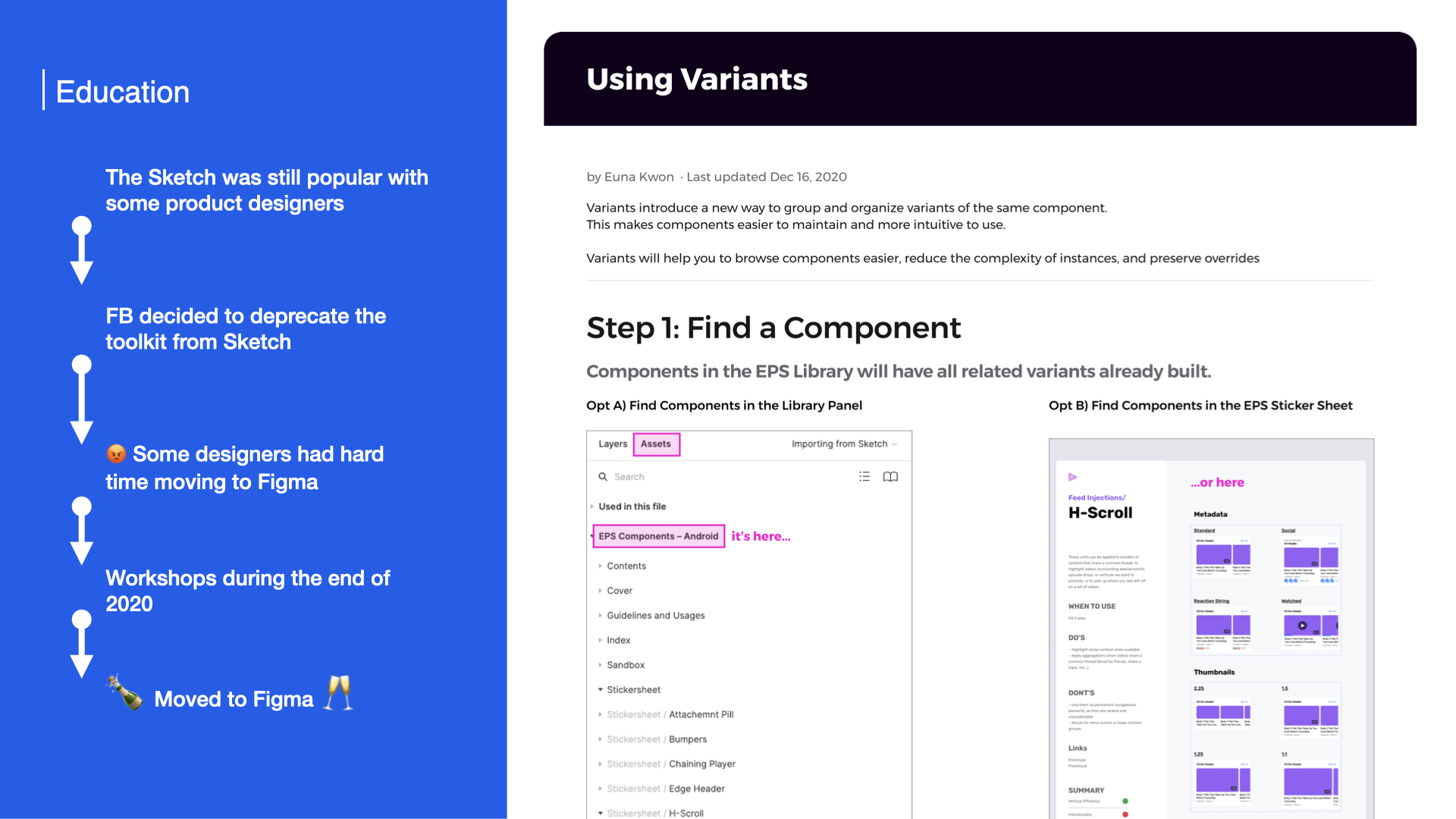 Education — Using Variants documentation
