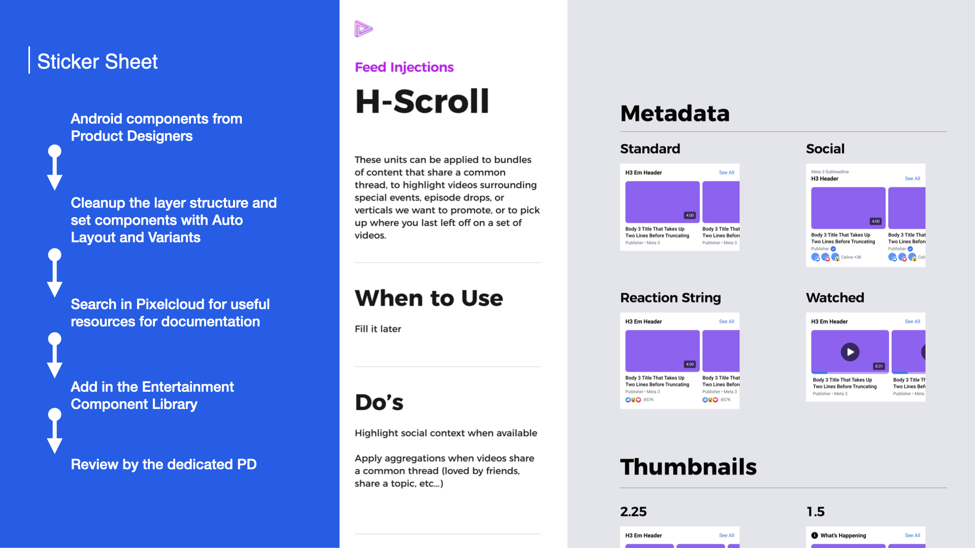 Sticker sheet — Feed Injections H-Scroll, thumbnails