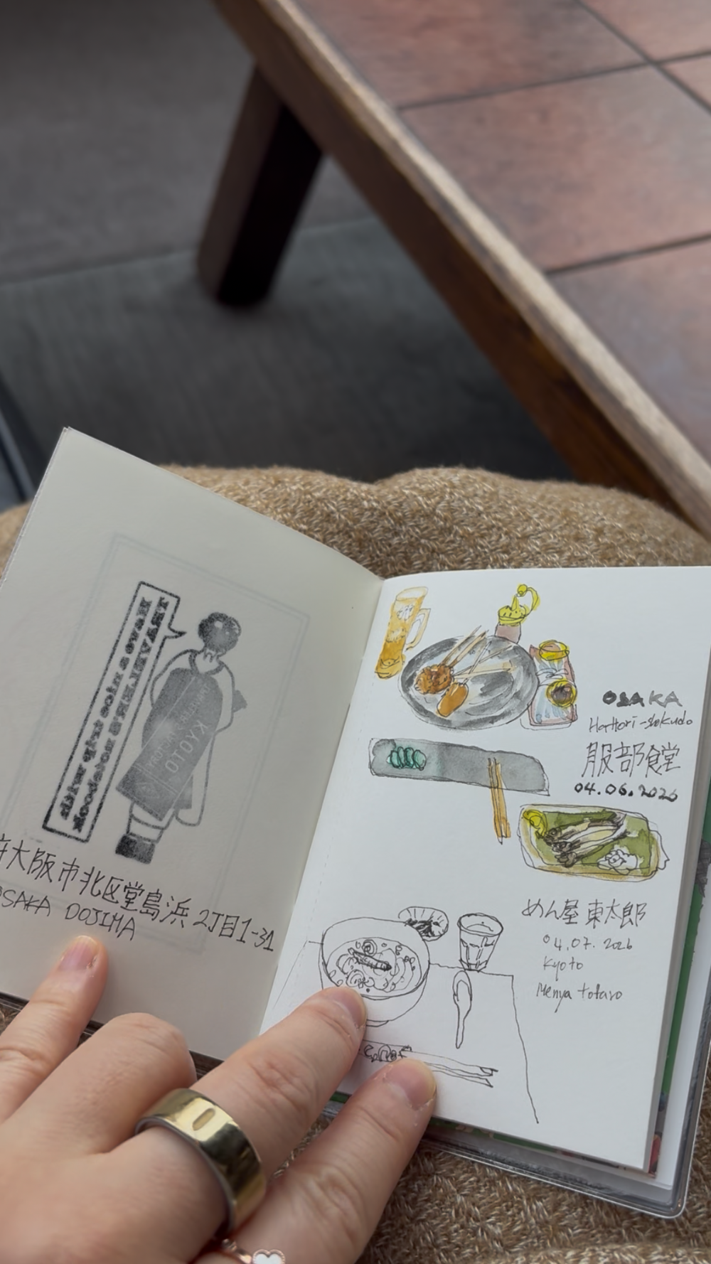 Travel journal — Tokyo Station traveler's train stamps